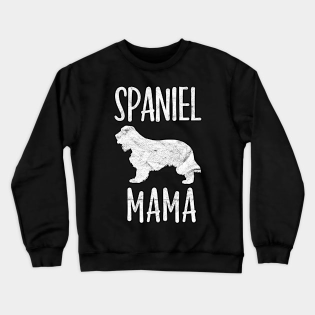 Vintage Spaniel Mom Gift Dog Owner English Cocker Pet Mother Crewneck Sweatshirt by rhondamoller87